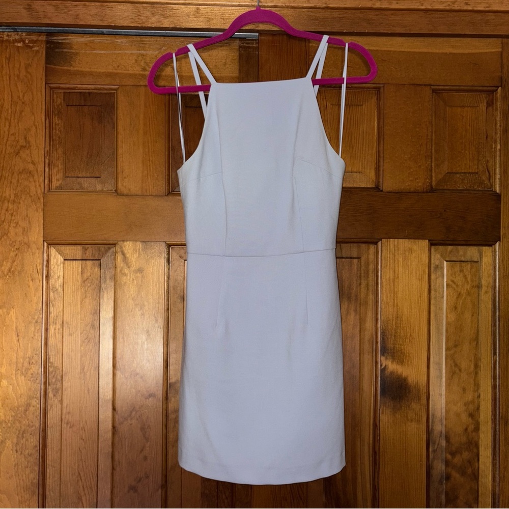 French Connection Light Blue Square Neck Dress 4 - image 3